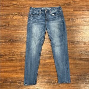 American Eagle Outfitters Dark Blue Skinny Jeans